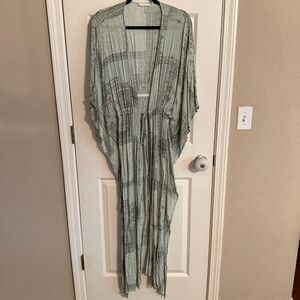 Lush Sage Green Patterned Fabric